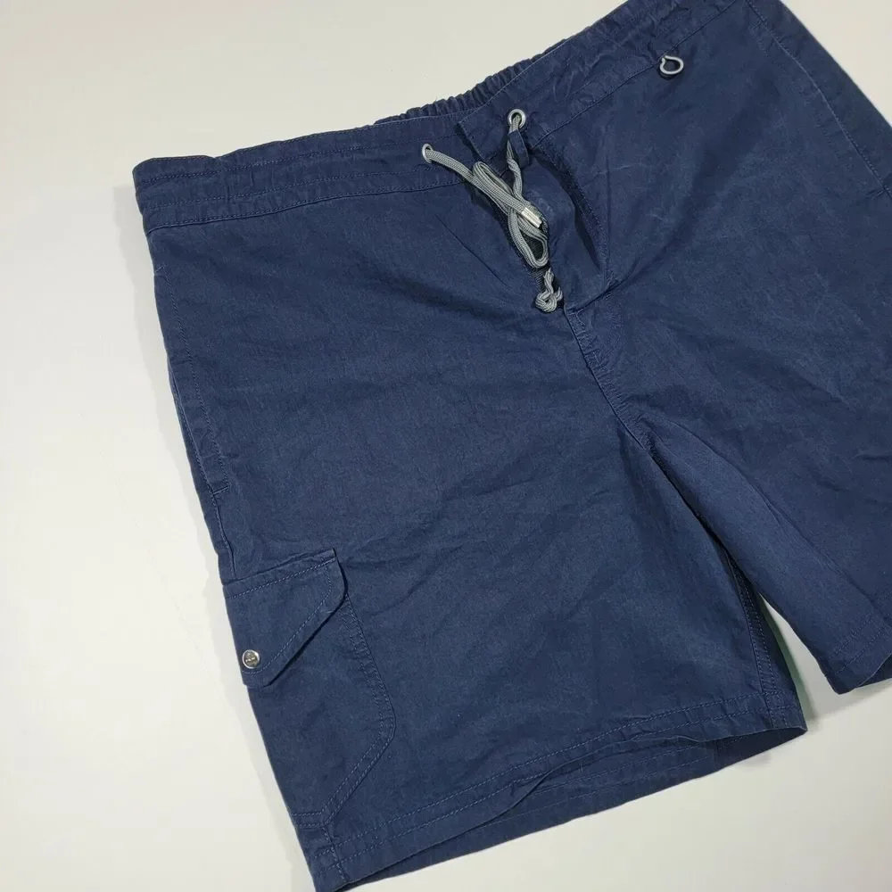 RLX Ralph Lauren Men's Swimming Shorts - Draw String - Washed Navy Blue -‎ XXL